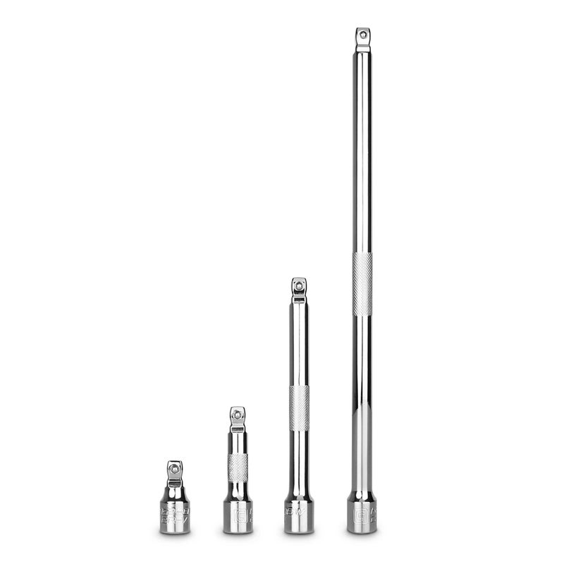Capri Tools 182623 3/8-Inch Drive Wobble Extension Bar Set, 4-Piece (1-2400) - Image 1